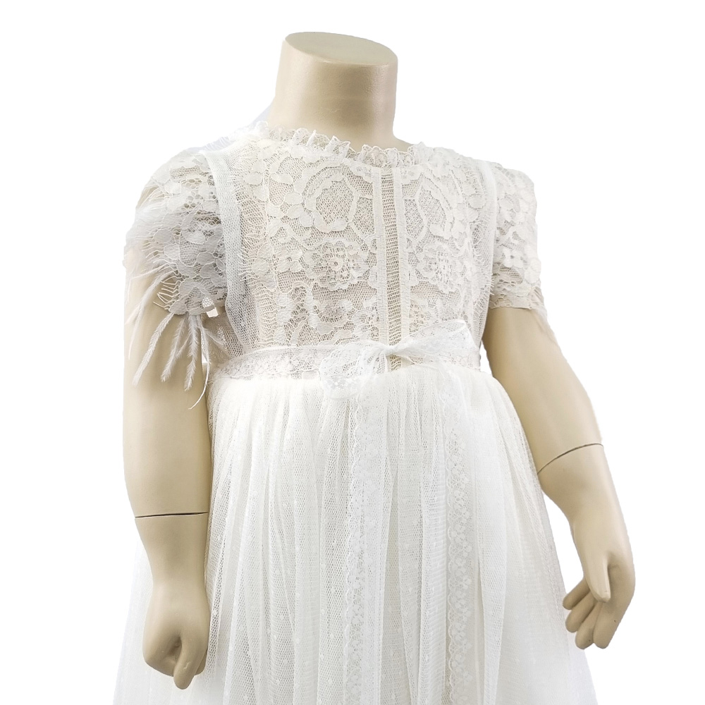 Βαπτιστικό Φόρεμα Για Κορίτσι Boho – RG1007