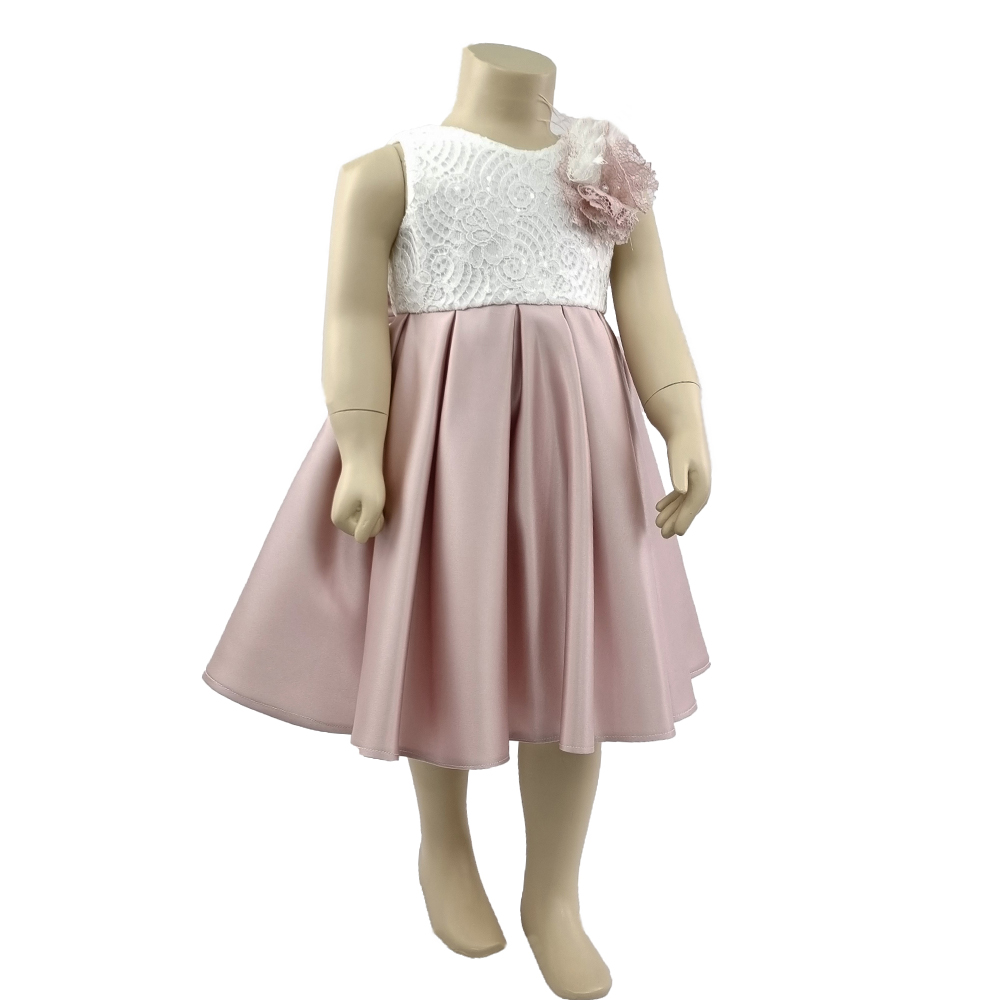 Βαπτιστικό Φόρεμα Για Κορίτσι Σατέν – VAK955