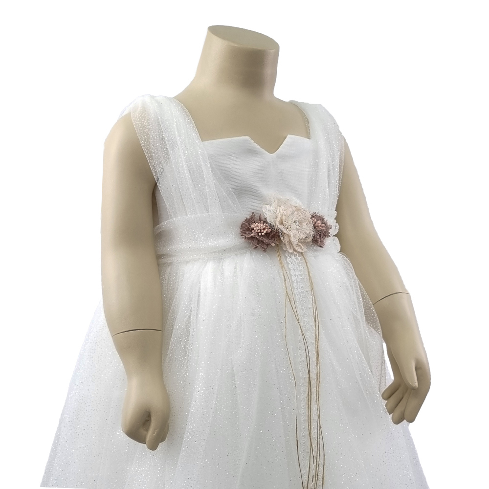 Βαπτιστικό Φόρεμα Για Κορίτσι Glitter – VAK965