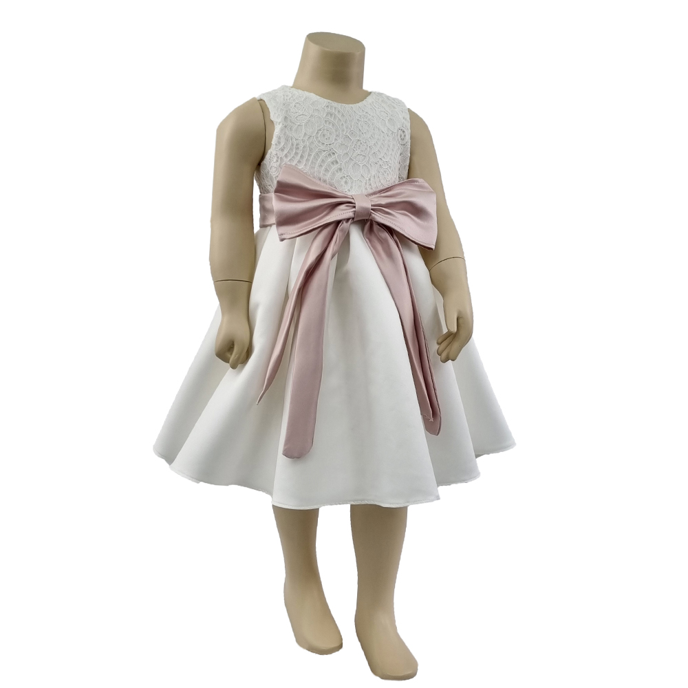 Βαπτιστικό Φόρεμα Για Κορίτσι Σατέν – VAK977I